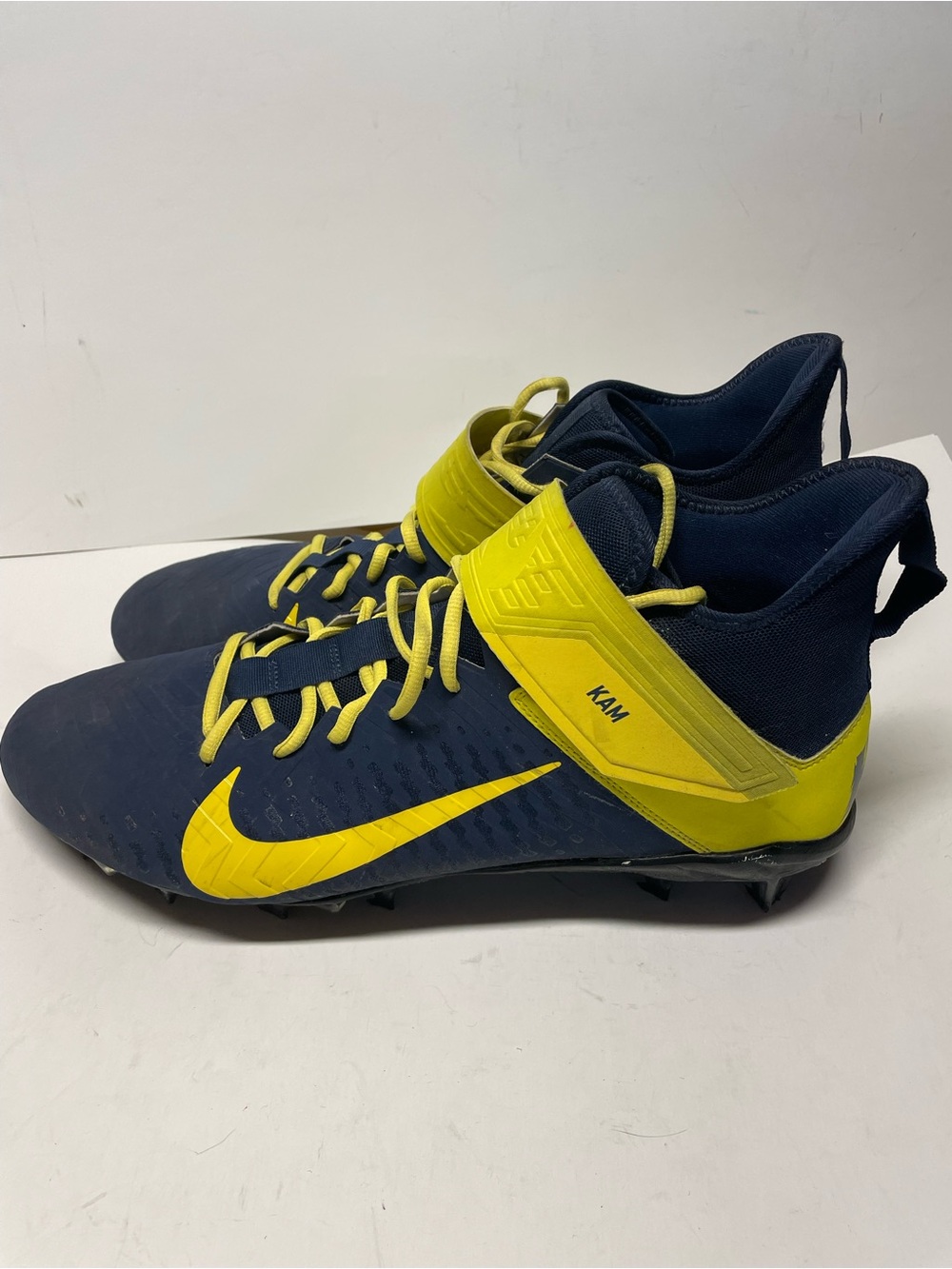 Nike Alpha Yellow & Blue Football Cleats CT6704-991 men Size US 15